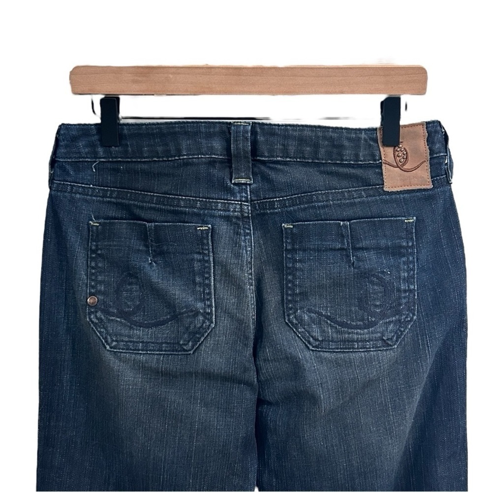 Hippie 70s Bell Bottom Flare Jeans Size 28 Bohemian Wide Leg Denim‎ - Picture 8 of 11